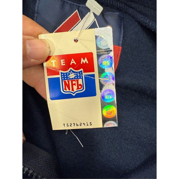 Majestic Men’s Fleece Jacket sz XL NFL Cowboys Vintage NEW #G315-D - Picture 9 of 10